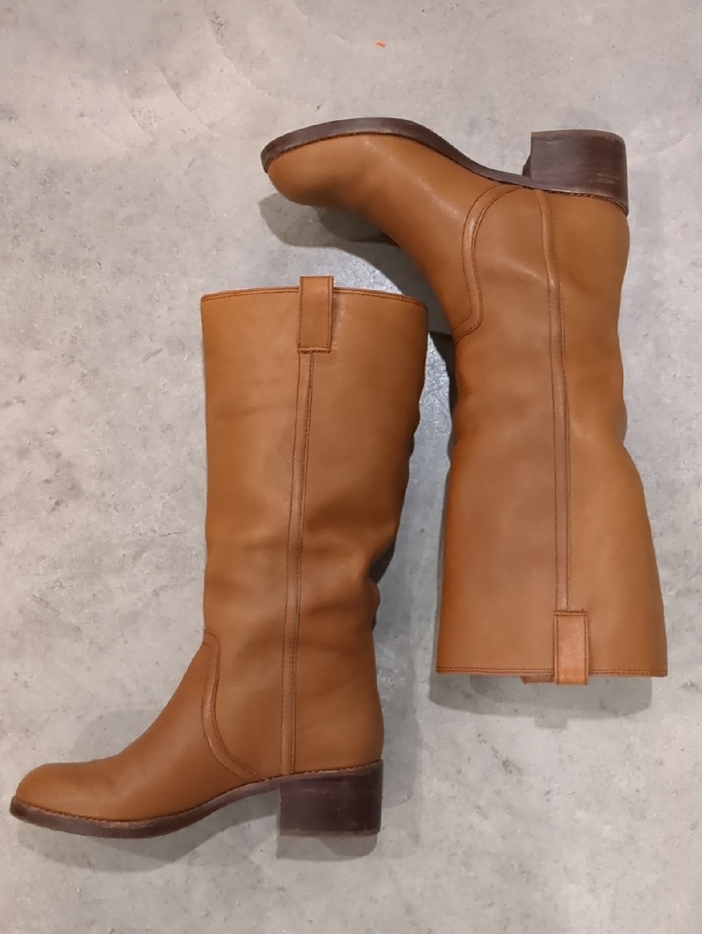 Madewell Tan Heeled Boots
